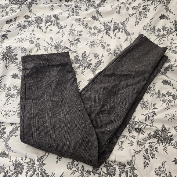 Ankle-Length Plaid Pants - Picture 2 of 5